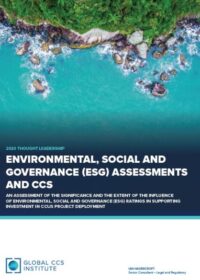 环境、社会与治理（ESG）评估和CCS