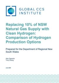 用清洁氢气替代10%新南威尔士州天然气: 制氢方法的比较